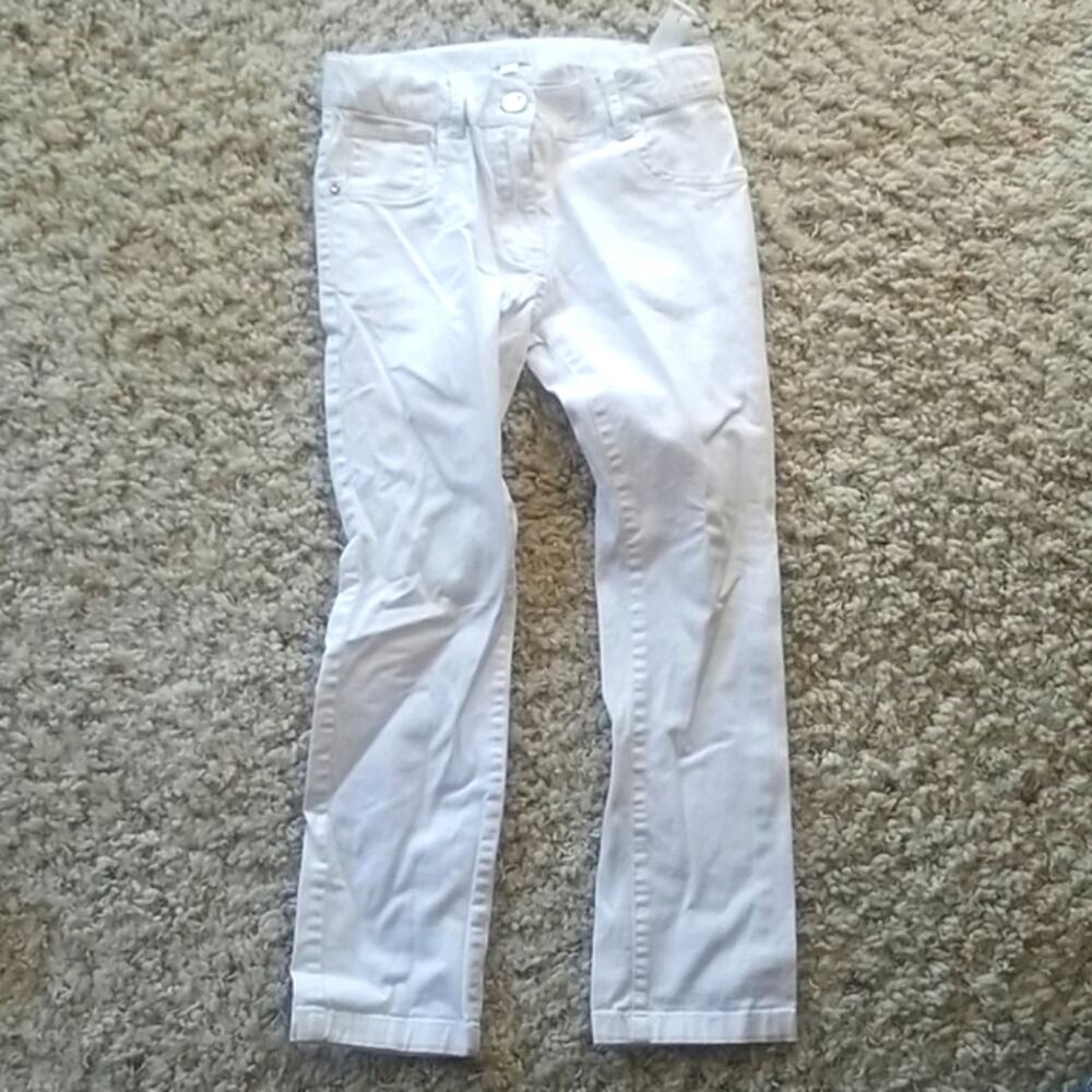 Kids white pants size 5
